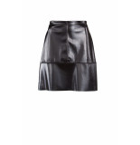 Juffrouw Jansen Ellis w18/la623 short lak skirt black 999