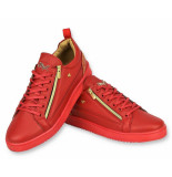 Cash Money Rode sneakers cesar red gold